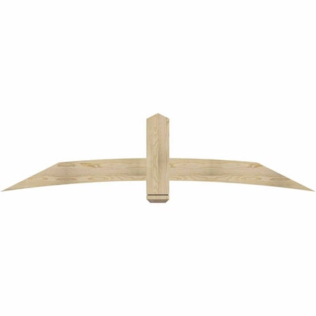 Ekena Millwork Bellingham Rough Sawn Timber Gable Bracket, Douglas Fir, 84"W x 21"H x 2"D x 6"F, 6/12 Pitch GBW084X21X0206BEL00RDF